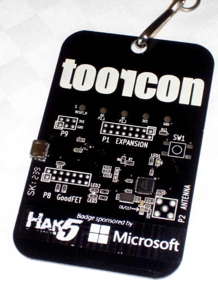 ToorCon 14 Badge photo