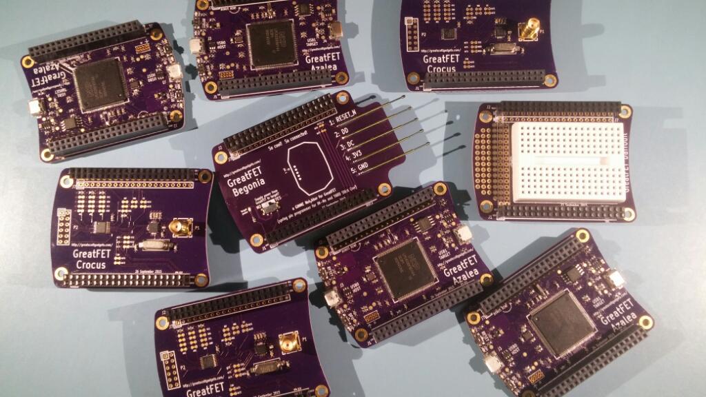 GreatFET prototypes photo